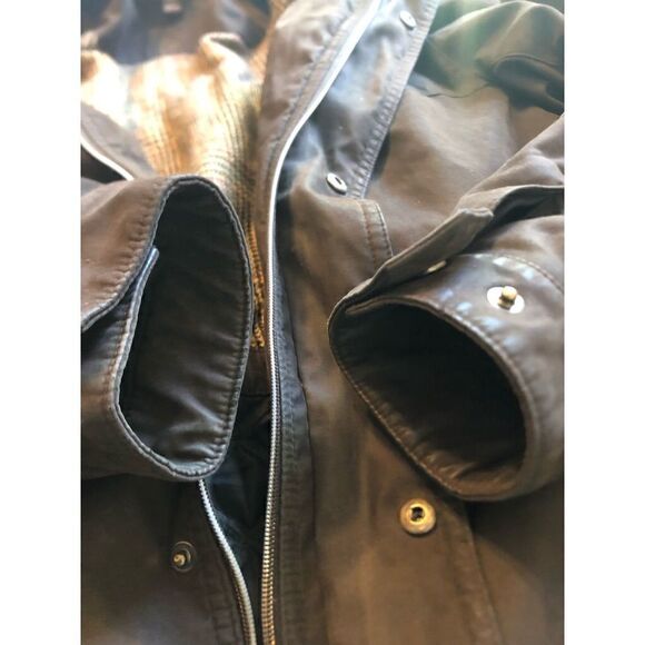 Michael Kors Wool Blend Insulated Casual Brown Jacket Large - Picture 15 of 15